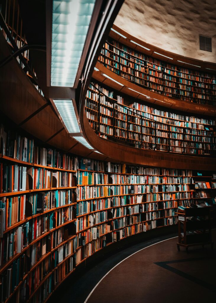 Étagère de bibliothèque